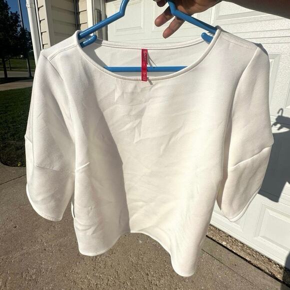 Spanx Women's AirEssentials Desk to Dinner Elbow Sleeve Top Size Large - Picture 5 of 11